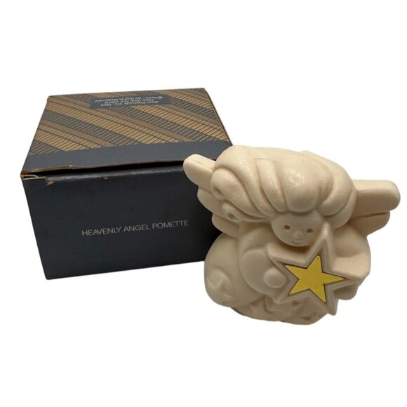 Heavenly Angel Pomette Ceramic Figurine With Gold Star & Original Box - Picture 1 of 1